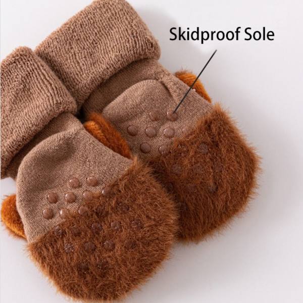 Toddler sukat sarjakuvasukat KHAKI khaki