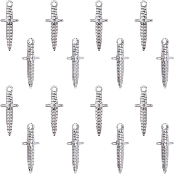 20 kpl Dagger Shape Charm Antiikkinen riipuskoru