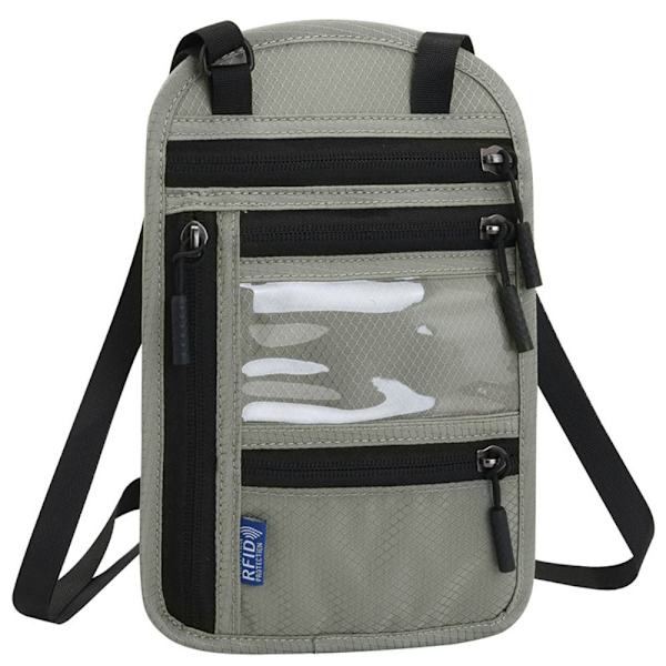 RFID-blokerende pastaske Halter-kortholder SORT black