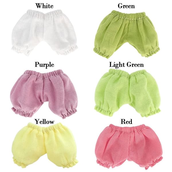 Mode Shorts Kläder Doll's Bomullsbyxor VIT White