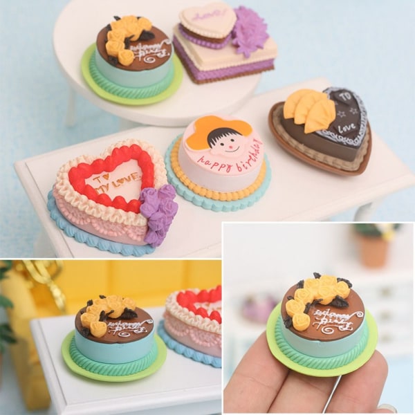 Miniature Kage Brød DIY Dessert KAFFE Coffee