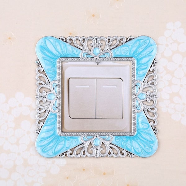 Single Light Switch Cover Sockel Surround Frame KAFFE coffee