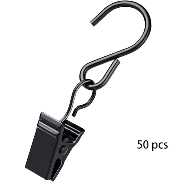 50 kpl Verhopidikkeet String Light Clips Ripustuskoukut Verho