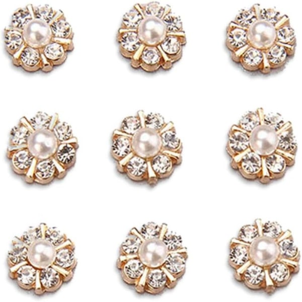 Små rhinestone perleknapper tilbehør dekorationssæt perle