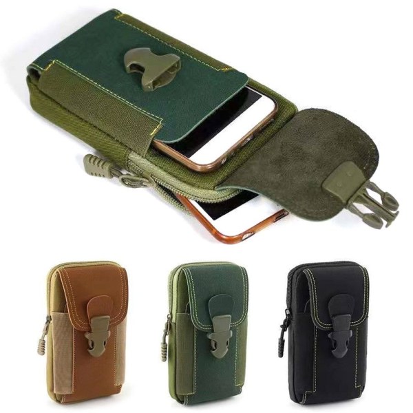 Tactical Molle Pouches Liten lomme KHAKI 2 LAG 2 LAG Khaki 2 Layers-2 Layers