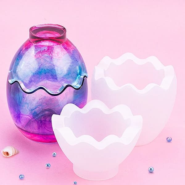 Candle Jar Mold Oppbevaringsboks Mold Silikonform