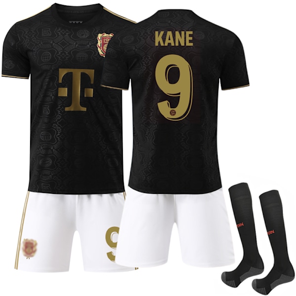 2025-2026 Bayern München 125-årsjubileumsutgåva Svart Fotbollströja Nr. 9 Kane 20