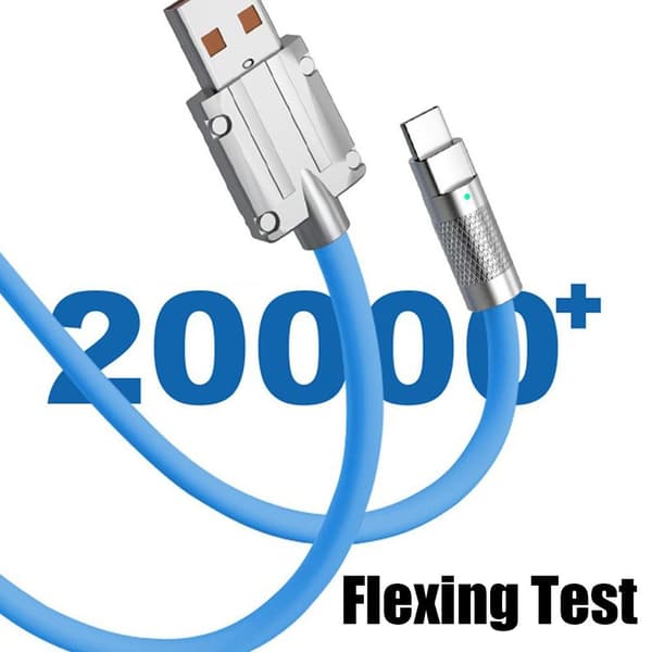 Type C Quick Charger USB-kabel SKY BLUE Sky blue