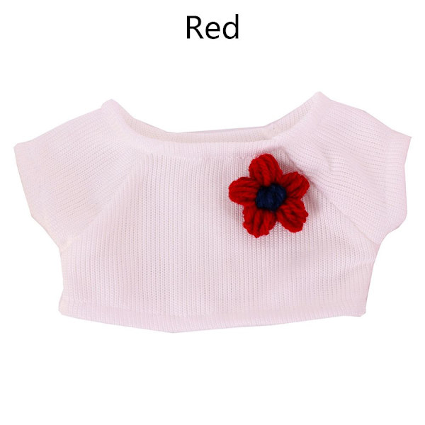 LaLafanfan Ankläder Blommor Dockkläder RÖD red