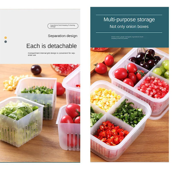 Kjøleskap Oppbevaringsboks Kjøleskap Organizer 1PC 1PC 1pc