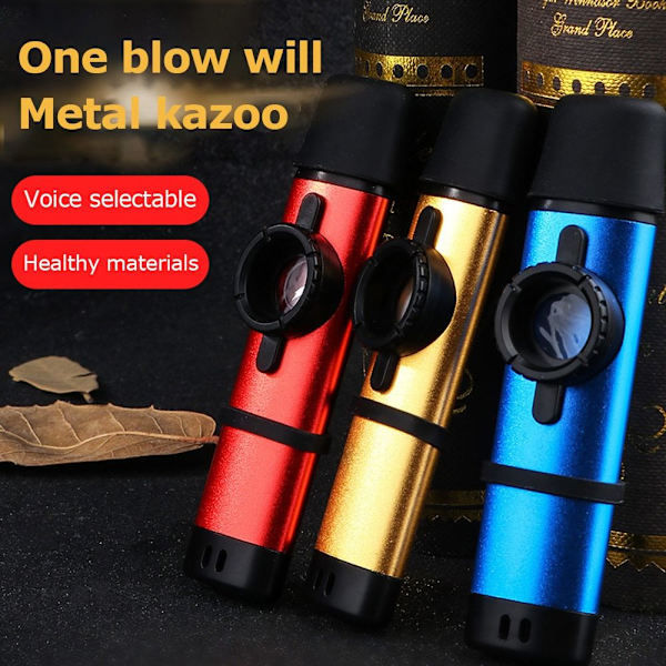 Metal Kazoo Professional BLÅ Blue