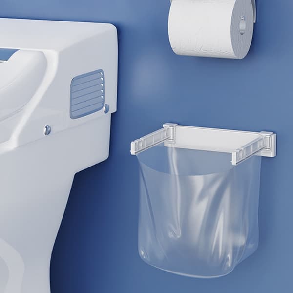 Søppelposeholder Hengeposeholder Søppelposeramme White