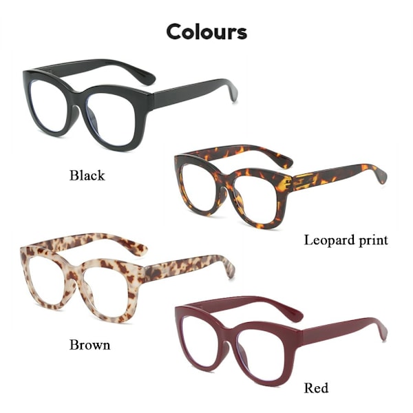 Anti-UV Blue Rays Glasögon Datorglasögon LEOPARD PRINT leopard print