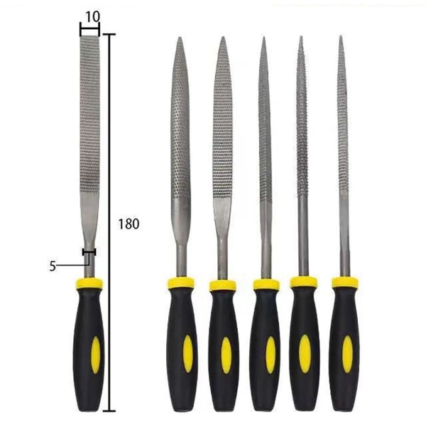 6 stk Treraspfiler Assorterte rasper C C C