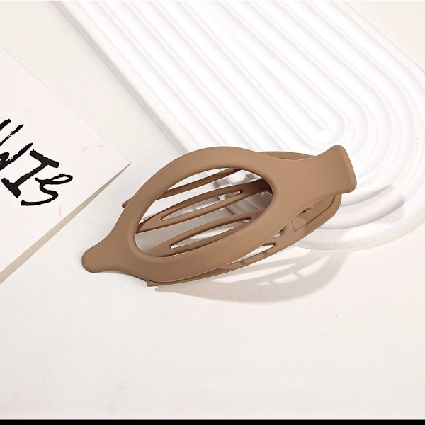 Duck Billed Hair Clips Naisten KHAKI Khaki