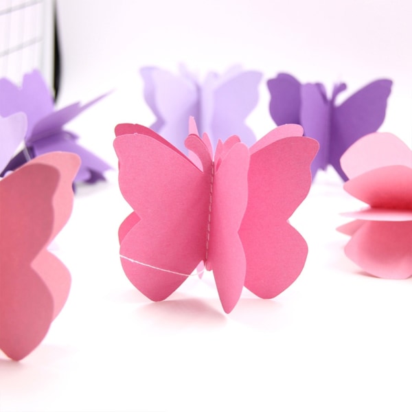 5kpl Butterfly Garland riippulippu KELTAINEN Yellow