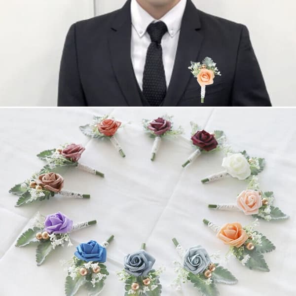 Corsage Kunstig Håndledsblomst KLEIN BLÅ KLEIN BLÅ Klein Blue