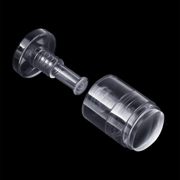 Nagelstämpel Skrapa Set Transparent Roterbar