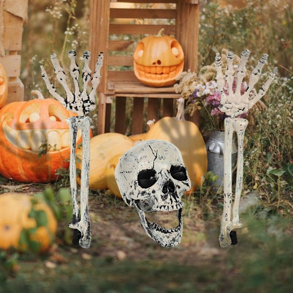 Halloween Decoration Props Simulation Skeleton Hand Bone SET B Set B