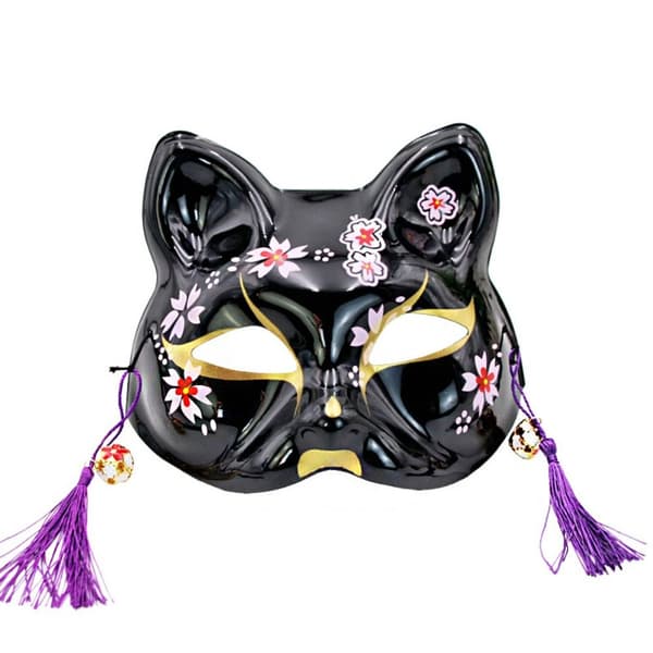 Wind Mask Cosplay Mask SORT black