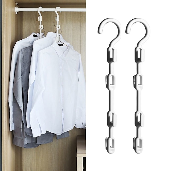 Tøjbøjle Skab Organizer 2STK 2STK 2pcs