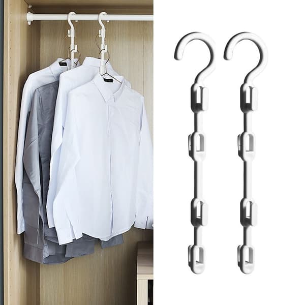 Vaateripustin Closet Organizer 2kpl 2kpl 2pcs