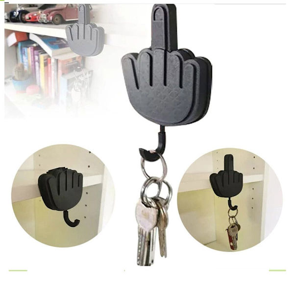 1/2 ST Långfinger Nyckelhållare Nyckelhållare 2 ST 2PCS