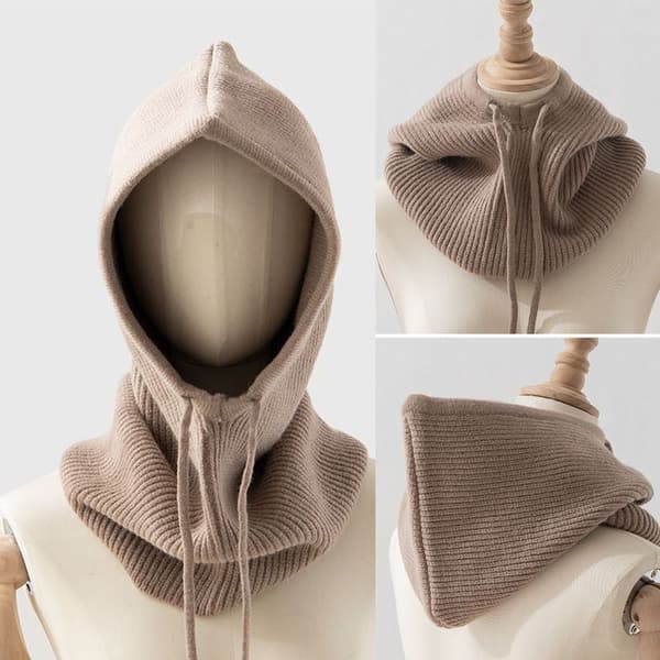 Balaclava Lue Pullover Caps BEIGE beige