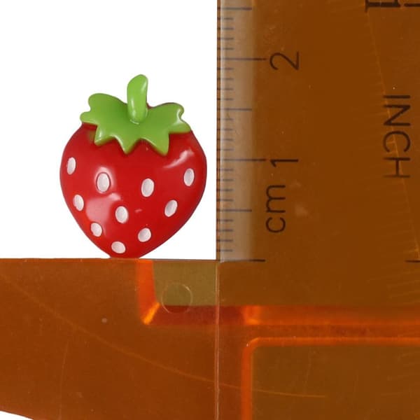 50 kpl Strawberry Flatback Charms Flatback Beads Mini Fruit