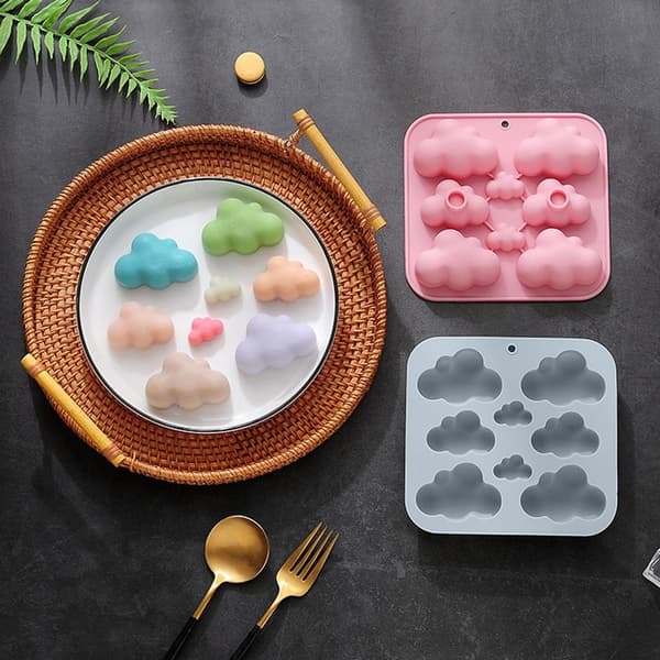 Moln Form 8 hålrum ROSA pink