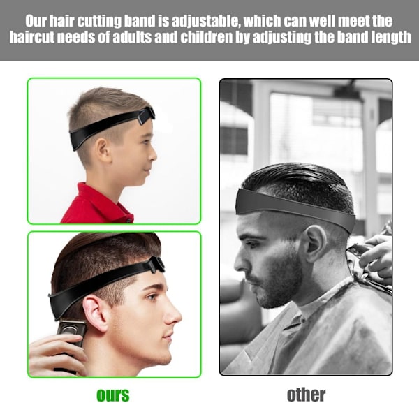 Halsbarberingsmal for hjemmebruk - Hårklipping GRÅ Grey