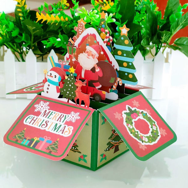 3D pop-up bukett papirblomster 1 1 1