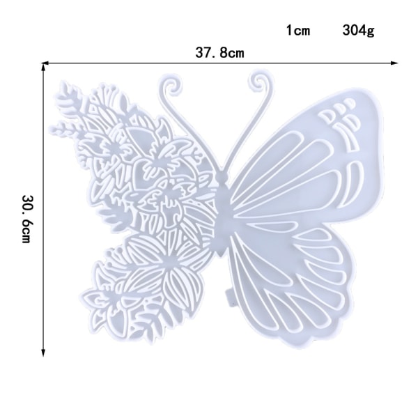 Dyreformer Silikon Butterfly Silikonformer 3d Animal Resin
