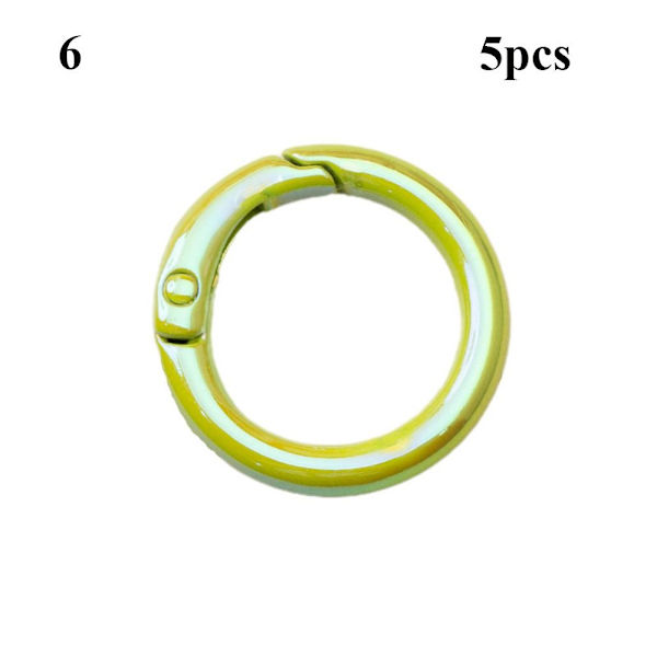 5 st fjäder O-ringsspännen Karbinhake 6 6 6