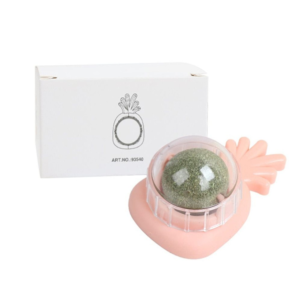 2STK Catnip Balls Cat Mint PINK ANANAS ANANAS Pink Pineapple-Pineapple