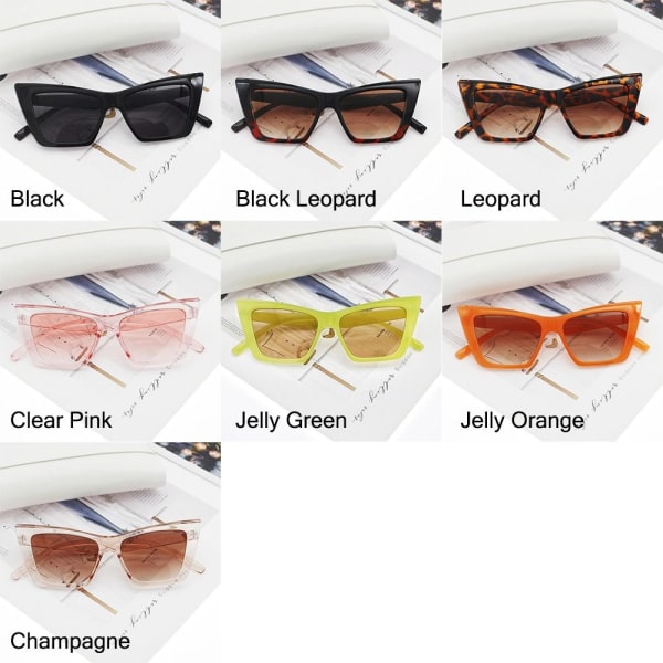 Cat Eye Solbriller Square Solbriller JELLY ORANGE JELLY ORANGE Jelly Orange