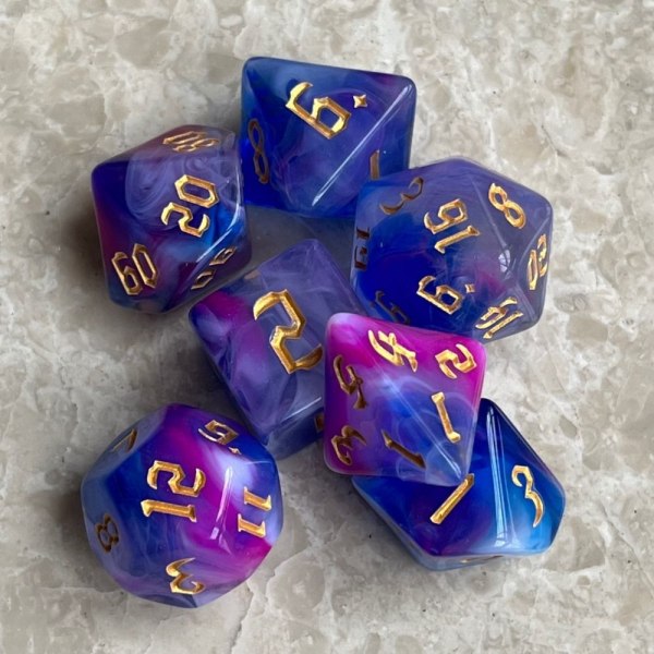 7kpl/ set Polyhedral Dice Dice Games 3 3 3
