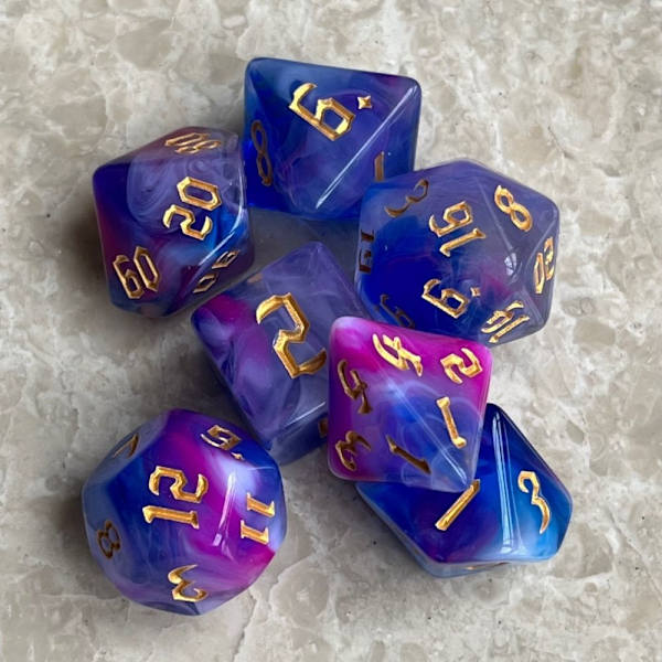7kpl/ set Polyhedral Dice Dice Games 4 4 4