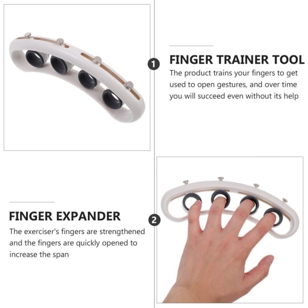 Guitar Finger Expander Piano Finger Stretcher SVART Black