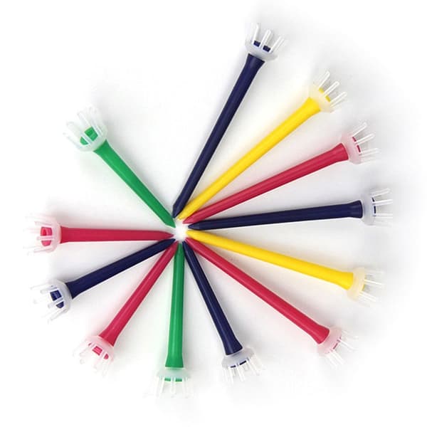 10STK Golf Tees Golfholder GUL 80MM10STK 10STK Yellow 80mm10Pcs-10Pcs