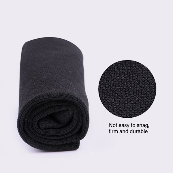 1 par Sport Vadstöd Fotlösa kompressionsstrumpor SVART-XL Black-XL