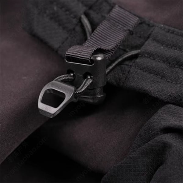 5 kpl Tactical johtolukon kytkintulppa MUSTA Black