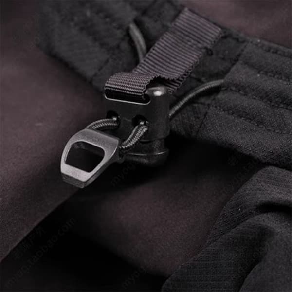 5 stk. Tactical Cord Lock Toggle Stopper SORT Black