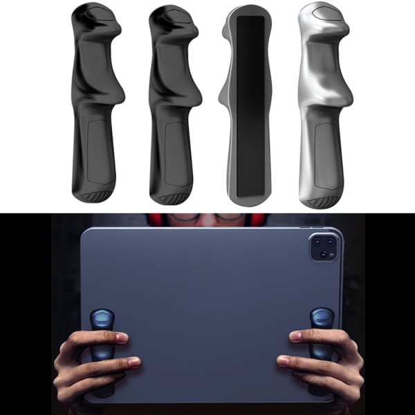 2 Stk Tablet Joystick Grip Håndtag SORT black