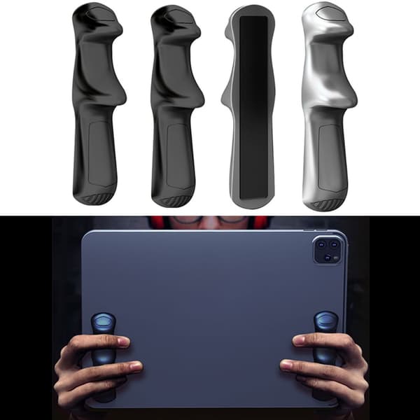 2stk Tablett Joystick Grip Håndtak GRÅ grey