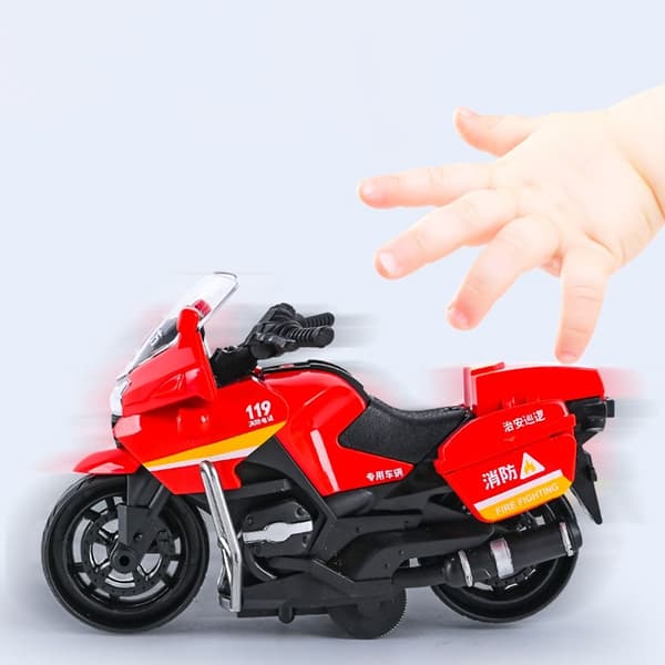 Mini inertial billegetøjsbil Model RØD red