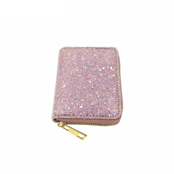 Glitter paljettplånbok med dragkedja 3 3 3