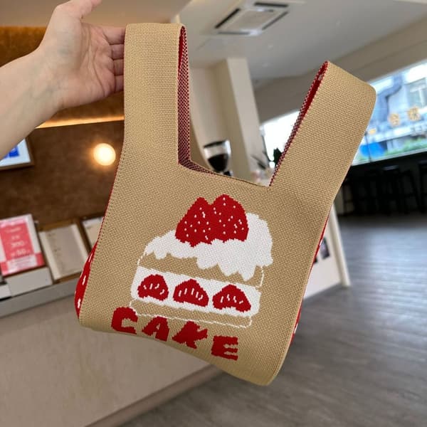 Knit Handbag Kangaskassi 2 2 2