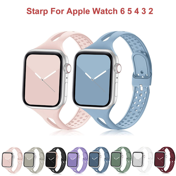 Watch för Apple Watch SE 6 5 4 3 2 red 38/40mm