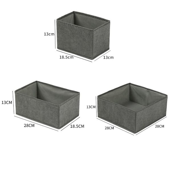 T-shirt Kläder Förvaringslåda Kläder Finishing Box 28X18.5X13CM 28x18.5x13cm